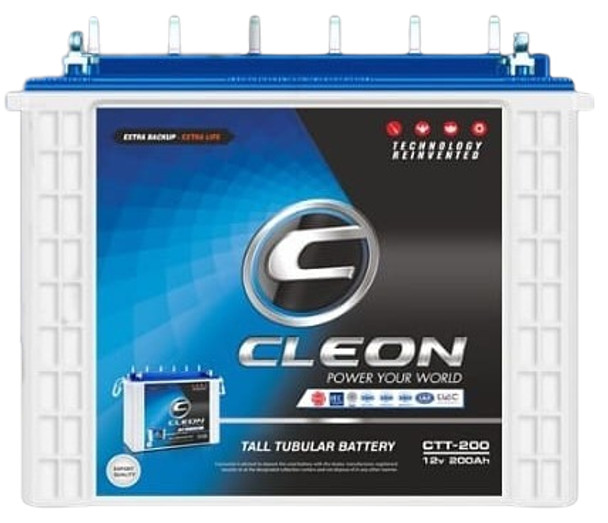 Cleon Solar and Inverter Tall Tubular Battery 12V 240AH