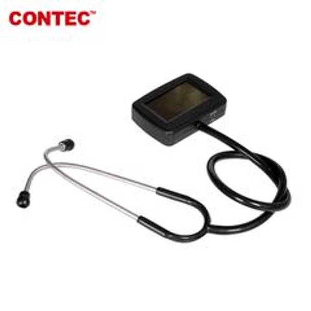 CONTEC CMS-M Electronic Multifunctional Visual Stethoscope with SPO2 probe, Heart Rate