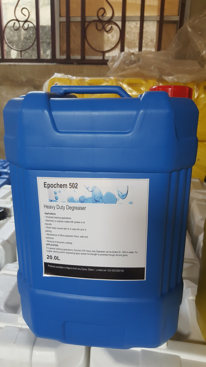 Epochem 502 heavy duty degreaser and industrial cleaner, 20Liters