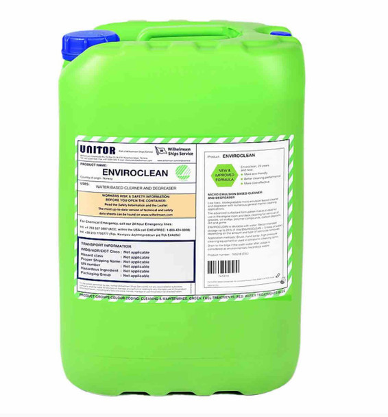 UNITOR ENVIROCLEAN 25 LITERS CAN